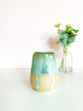 Load image into Gallery viewer, Turquoise Drip Sippy 14oz (19)