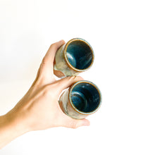 Load image into Gallery viewer, Turquoise Drip Shot Glasses (87)