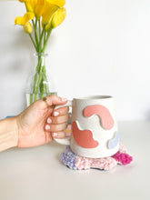 Load image into Gallery viewer, Party Blobs (Pink) Mug & Mug Rug (15)