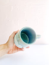 Load image into Gallery viewer, Turquoise Star Drip Mug 14oz (40)