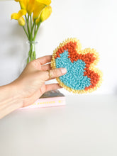 Load image into Gallery viewer, Coral Sippy Mug & Mug Rug (4)