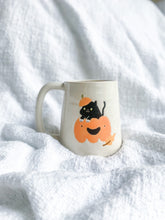 Load image into Gallery viewer, LIMITED EDITION Lil Black Cat & Pumpkin 14oz