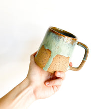 Load image into Gallery viewer, Turquoise Drip Mug (88)
