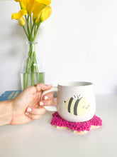 Load image into Gallery viewer, Happy Bumblebee Mug & Mug Rug (20)