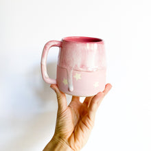 Load image into Gallery viewer, Rose Star Drip Mug 14oz