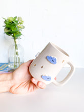 Load image into Gallery viewer, Emotional Clouds & Gold Stars Mug (28)