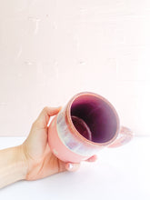 Load image into Gallery viewer, Pink Star Drip Mug 14oz (37)