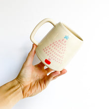 Load image into Gallery viewer, Pastel Pink Christmas Tree Mug 12oz