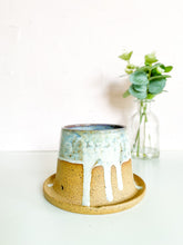 Load image into Gallery viewer, Lavender Drip Planter 3.75” x 4” (31)