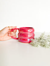 Load image into Gallery viewer, Raspberry Opal Bubble 16oz Mug (36)