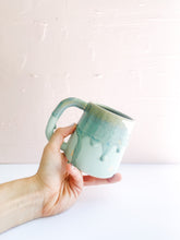 Load image into Gallery viewer, Turquoise Star Drip Mug 14oz (40)