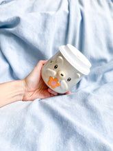 Load image into Gallery viewer, Lil Bear With Flower Sippy Mug 16oz