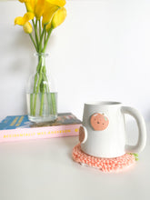 Load image into Gallery viewer, Happy Peaches Mug & Mug Rug (2)