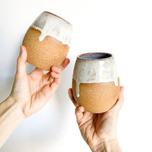 Load image into Gallery viewer, Lavender Cream Wineglasses (53)