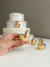 Load image into Gallery viewer, Cowboy &amp; Bread Head Ducky Cake Toppers
