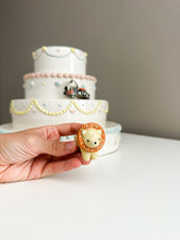 Load image into Gallery viewer, Lion &amp; Zebra Cake Topper
