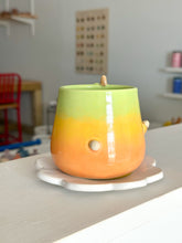 Load image into Gallery viewer, Fruity Bear: Mango Tea Cup &amp; Saucer Set
