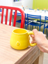 Load image into Gallery viewer, Chunky Psyduck Right Mug Gold Luster Charms
