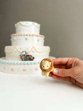 Load image into Gallery viewer, Lion &amp; Zebra Cake Topper

