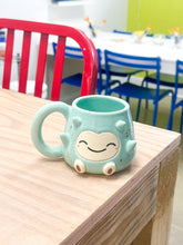 Load image into Gallery viewer, Chunky Snorlax Right Mug Gold Luster
