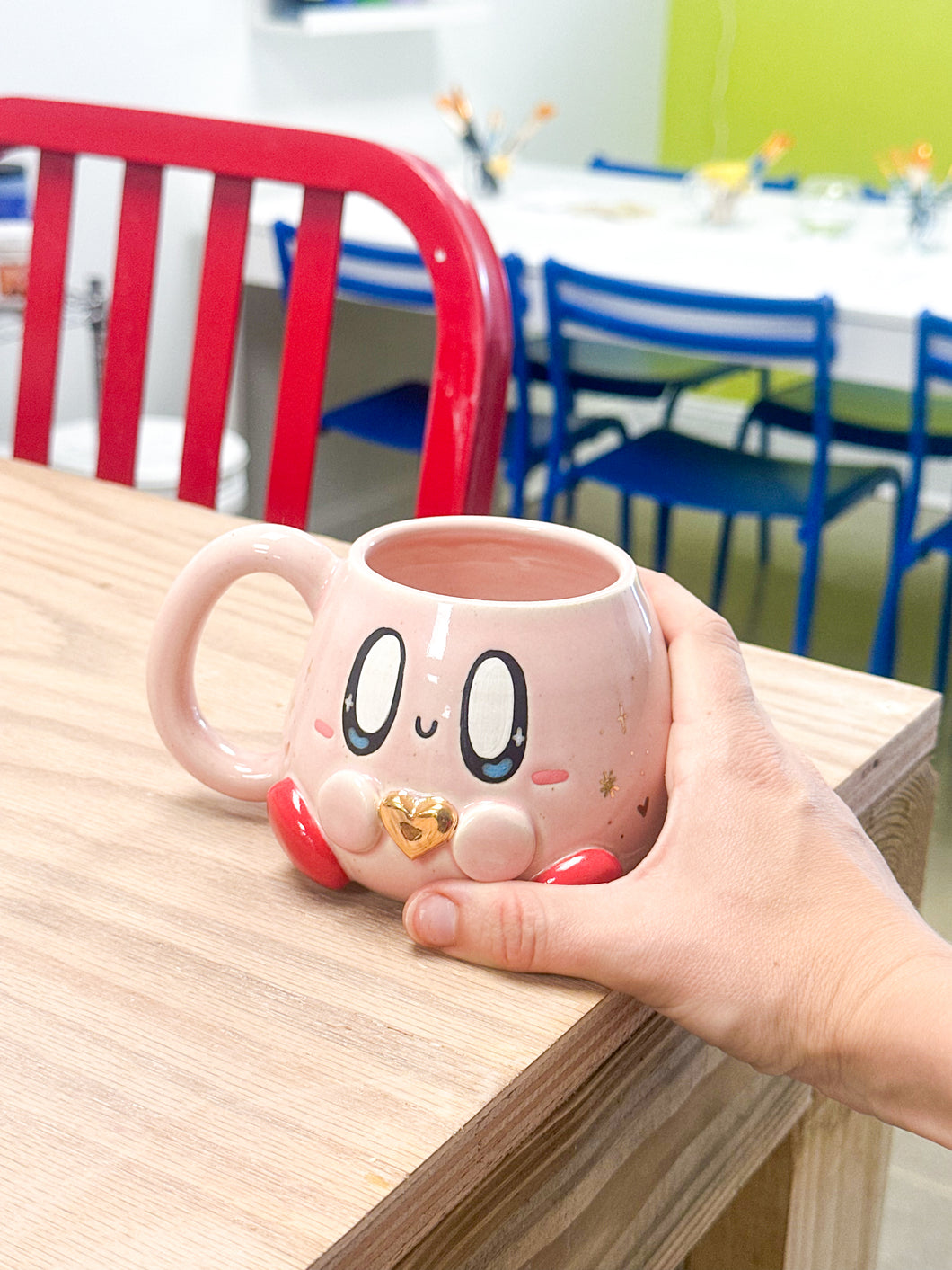 Chunky Kirby Right Mug Gold Luster