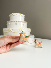 Load image into Gallery viewer, Orange Kitty Cake Topper
