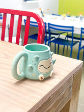Load image into Gallery viewer, Chunky Snorlax Right Mug Gold Luster

