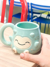 Load image into Gallery viewer, Chunky Snorlax Right Mug Gold Luster
