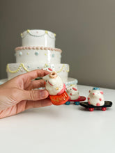 Load image into Gallery viewer, Rad Rat on Skateboard Cake Topper
