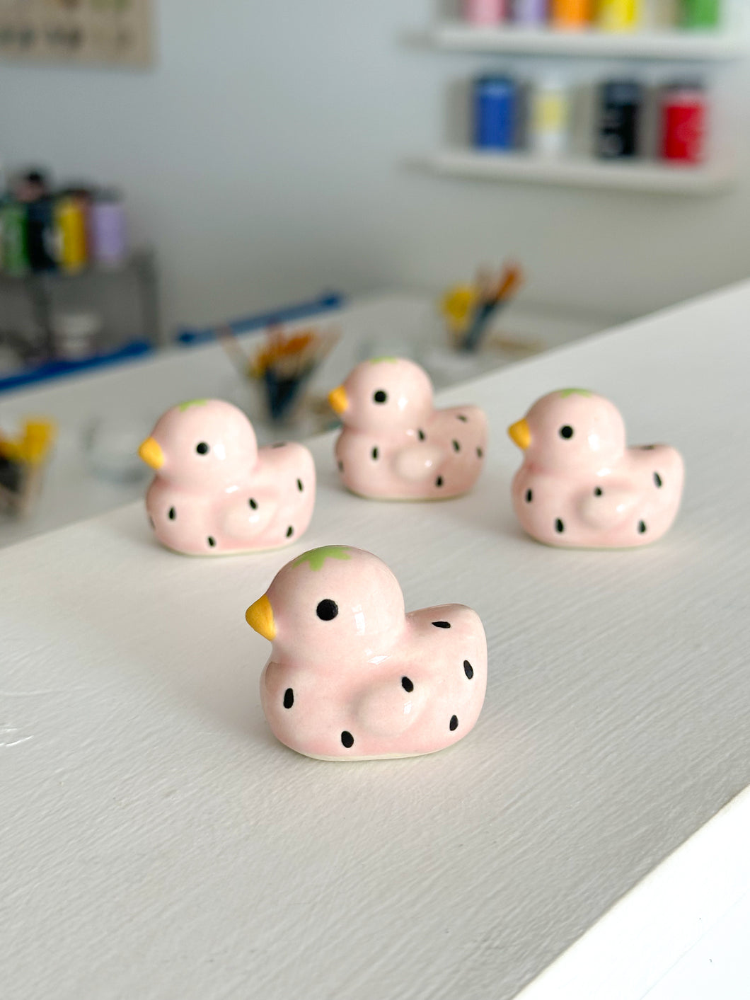 Strawberry Ducky Desk Pal