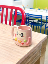 Load image into Gallery viewer, Pink BMO Right Mug Gold Luster
