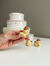 Load image into Gallery viewer, Cowboy &amp; Bread Head Ducky Cake Toppers
