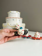 Load image into Gallery viewer, Rad Rat on Skateboard Cake Topper
