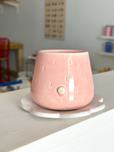 Load image into Gallery viewer, Fruity Bear: Strawberry Tea Cup &amp; Saucer Set
