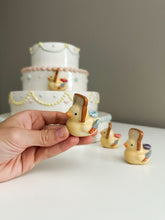 Load image into Gallery viewer, Cowboy &amp; Bread Head Ducky Cake Toppers
