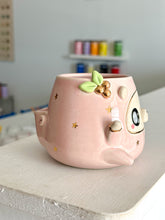 Load image into Gallery viewer, Pink Cozy Bear in Pjs with Back Flap

