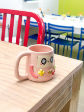 Load image into Gallery viewer, Pink BMO Right Mug Gold Luster
