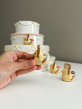 Load image into Gallery viewer, Cowboy &amp; Bread Head Ducky Cake Toppers
