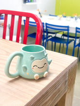 Load image into Gallery viewer, Chunky Snorlax Right Mug Gold Luster
