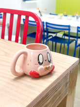 Load image into Gallery viewer, Chunky Kirby Right Mug Gold Luster

