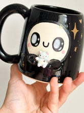 Load image into Gallery viewer, No Face Holding Mouse Right Mug - Gold Luster
