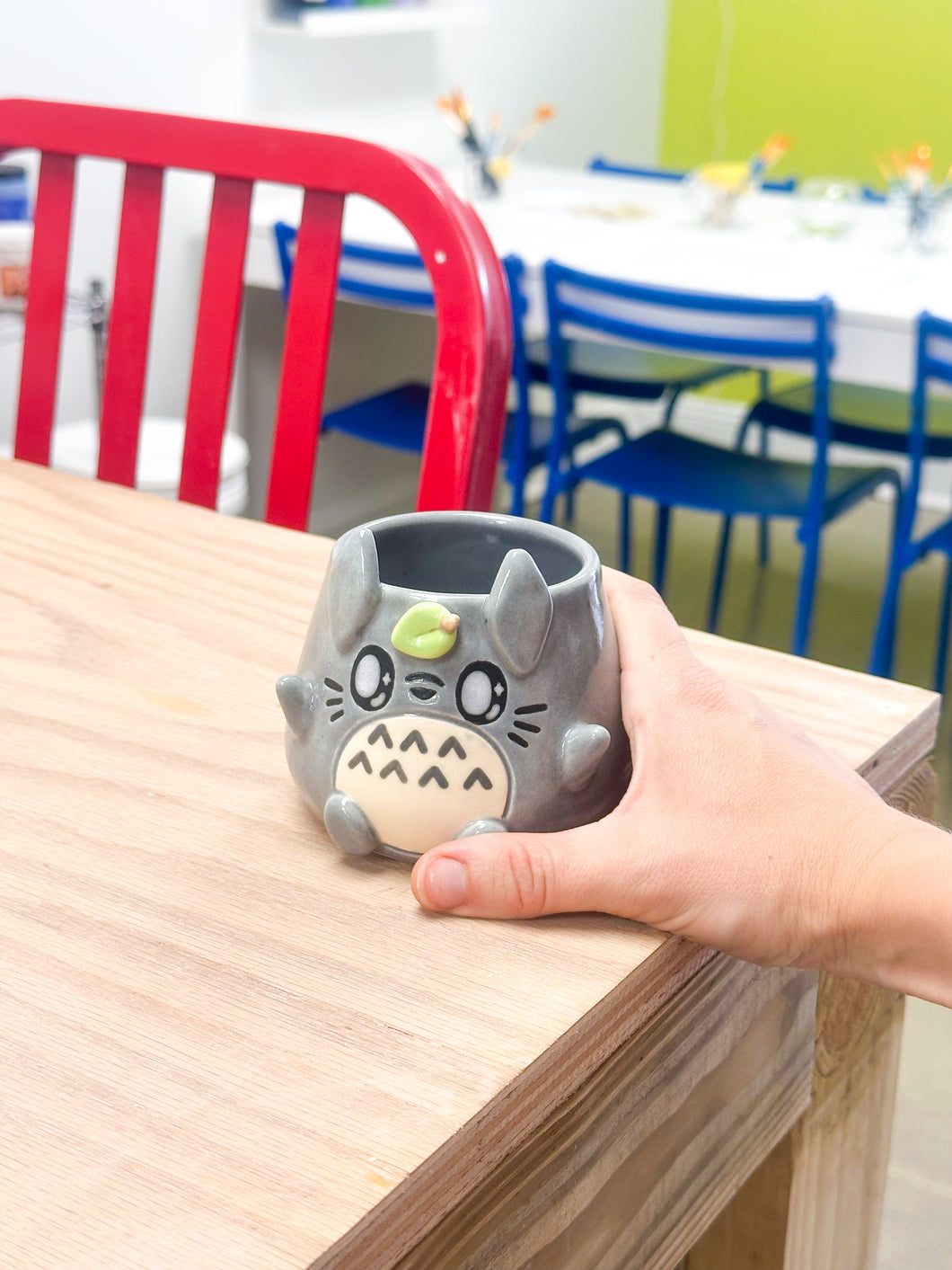 Grey Totoro Espresso Cup