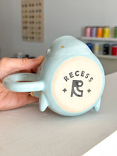 Load image into Gallery viewer, Blue Cozy Bear in Pjs Mug with Back Flap
