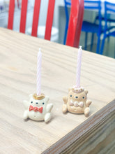Load image into Gallery viewer, Lil White Bear Cake Topper
