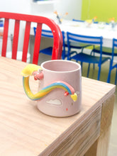 Load image into Gallery viewer, Reserved: Lady Rainicorn Right Mug Gold Luster
