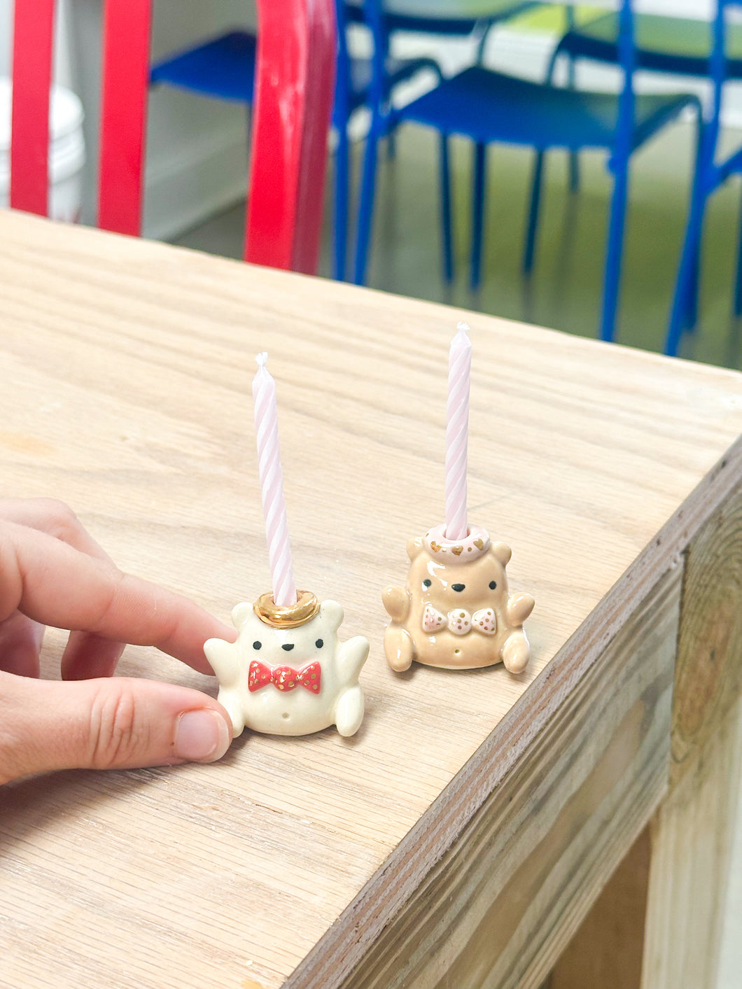 Lil White Bear Cake Topper