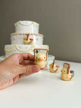 Load image into Gallery viewer, Cowboy &amp; Bread Head Ducky Cake Toppers
