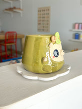 Load image into Gallery viewer, Fruity Bear: Watermelon Tea Cup &amp; Saucer Set
