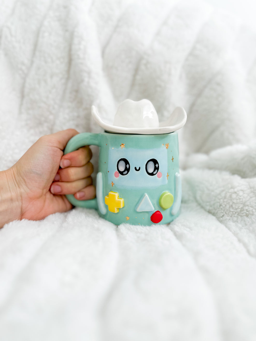 Cowboi BMO Mug - White Hat