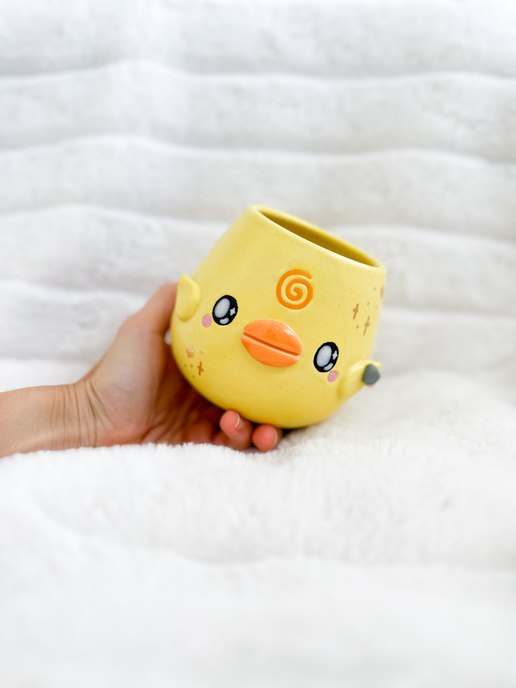Chunky Lil Ducky w/ Knife  - Gold Luster